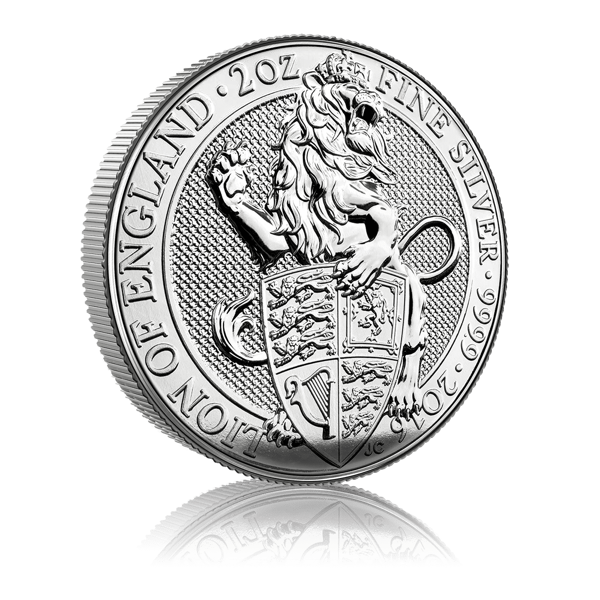 2oz Silver Royal Mint Queens Beasts Lion Of England (2016) 4